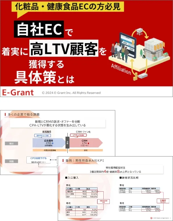 化粧品・健康食品ECの方必見　自社ECで着実に高LTV顧客を獲得する具体策とは